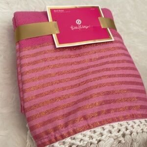 Lilly Pulitzer for Target beach blanket with tag
